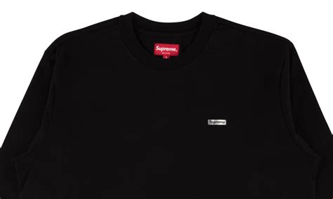 Supreme Metallic Box Logo L S Tee 